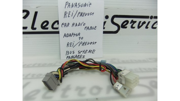 Panasonic REI radio cable adapteur for Prevost bus